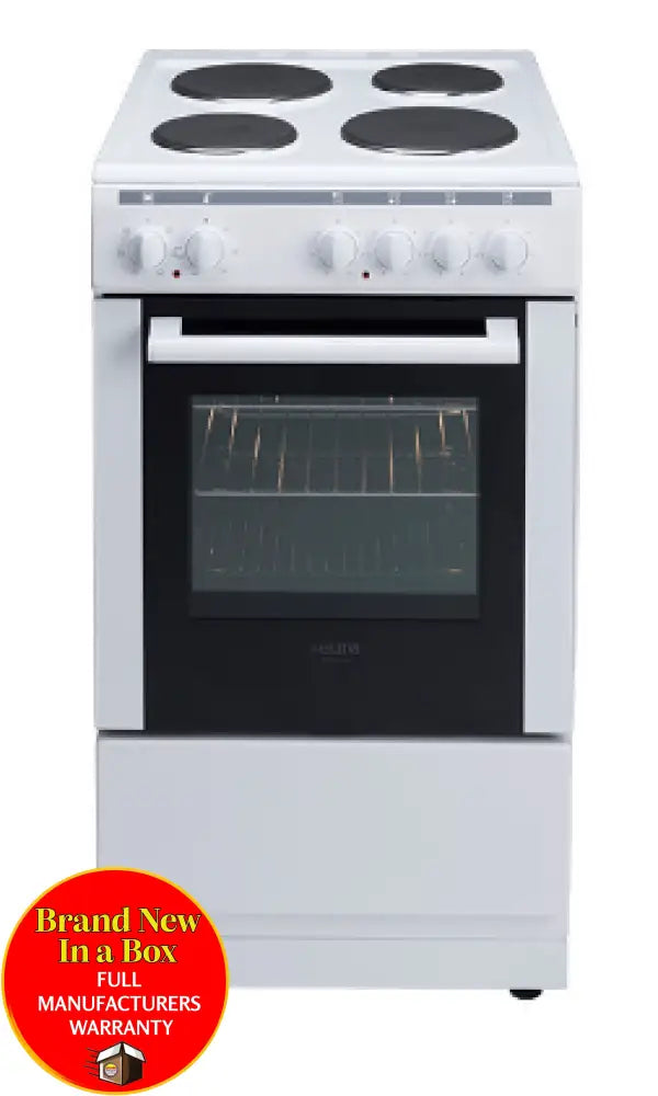 Euro Ev500Ewh 50Cm Electric Freestanding Oven Upright