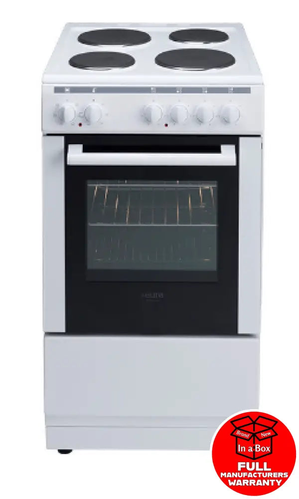 Euro Ev500Ewh 50Cm Electric Freestanding Oven Upright