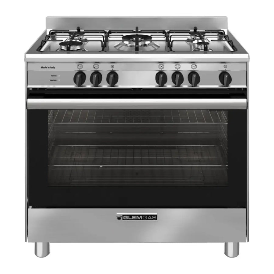 Glem Gb965Ge 90Cm Freestanding Dual Fuel Oven/Stove Oven