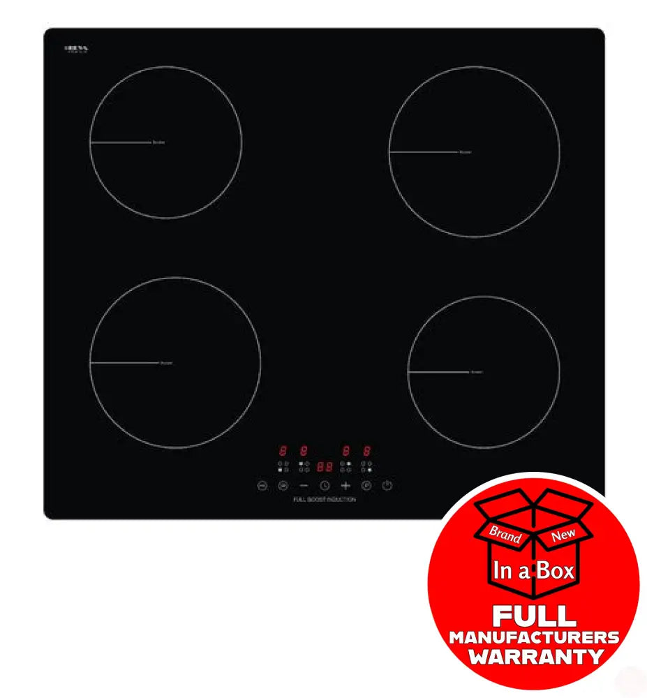 Glindbg Glem 60Cm 4 Zone Induction Cooktop With Full Boost Function *