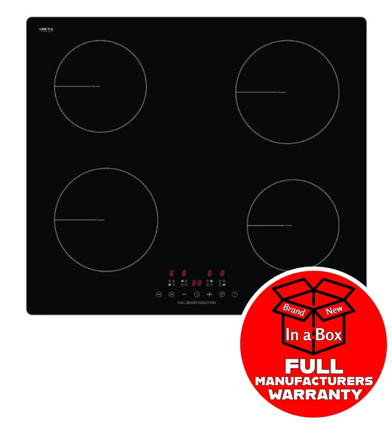 Glindbg Glem 60Cm 4 Zone Induction Cooktop With Full Boost Function *