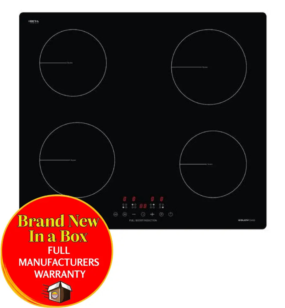 Glindbg Glem 60Cm 4 Zone Induction Cooktop With Full Boost Function *