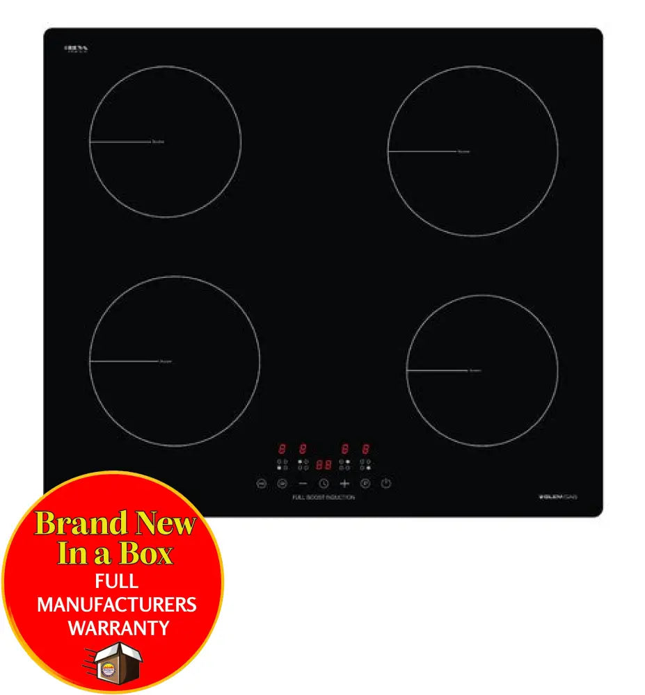 Glindbg Glem 60Cm 4 Zone Induction Cooktop With Full Boost Function *