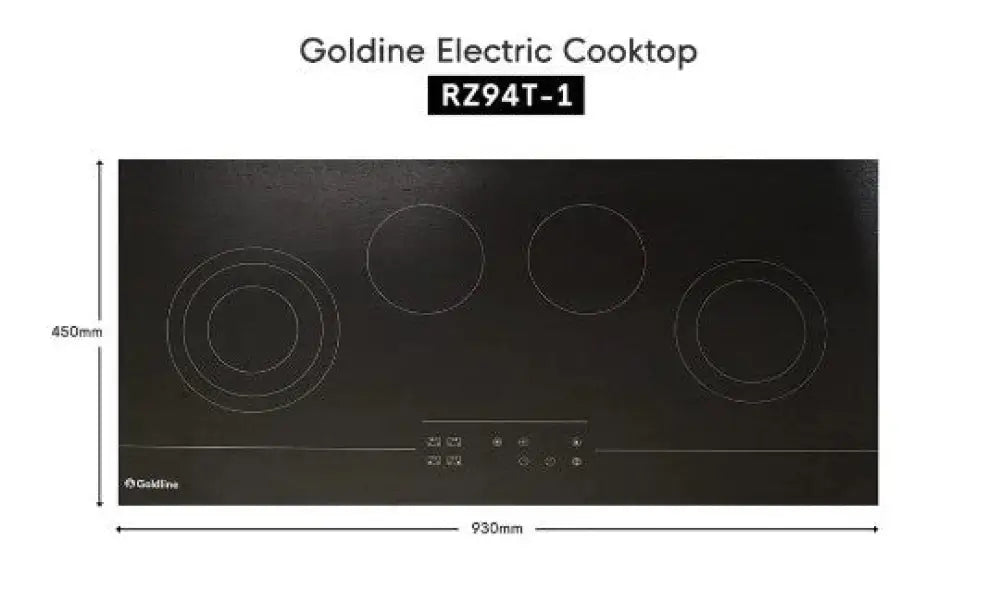 Goldline Rz94T-1 93Cm Ceramic Cooktop