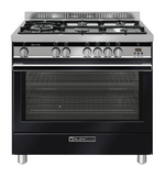 Glem GS965GGMB Matte Black 90 cm Free Standing Gas Cooker