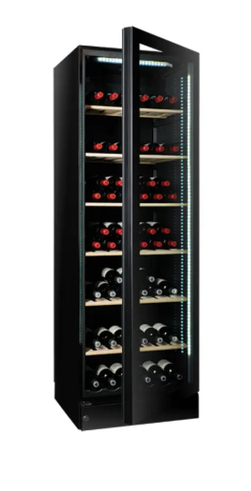 Vintec V190Sg2E-Bkrh 170 Bottle Multi Zone Wine Cabinet Right Hand Fridge