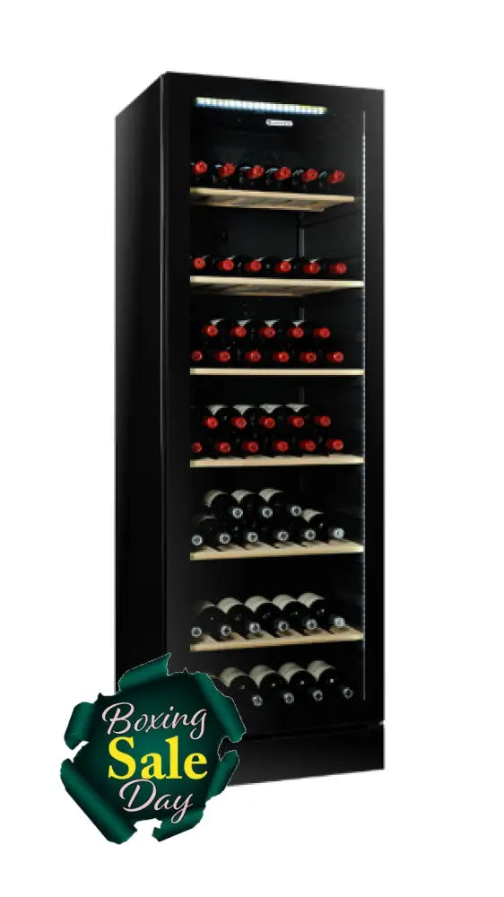 Vintec V190Sg2E-Bkrh 170 Bottle Multi Zone Wine Cabinet Right Hand Fridge