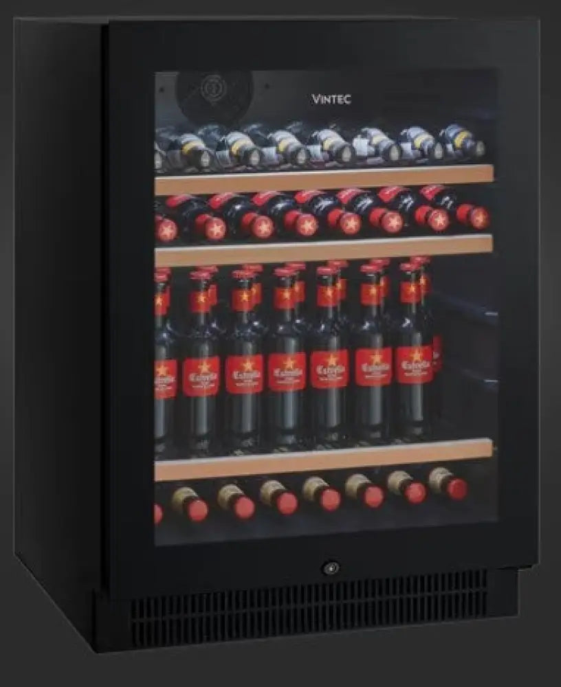 Vintec Vbs050Sbb-X 100 Bottle Beverage Centre Fridge