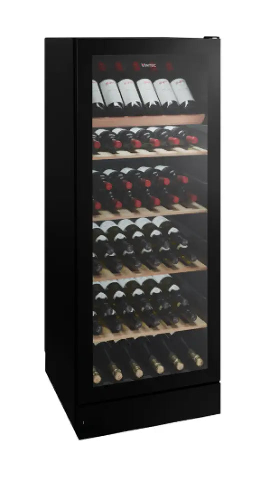 Vintec Vwm148Sba-R 148-Bottle Multi-Temp Or Single Zone Wine Cabinet Fridge