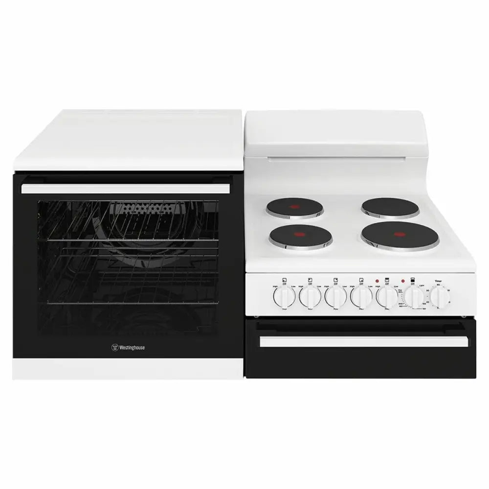 Westinghouse Wde132Wc-L Elevated Electric Freestanding Cooker With Separate Grill Cooktop