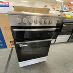 Westinghouse Wfe512Sc 54Cm Dual Fuel Freestanding Cooker With Separate Grill Stainless Steel Upright