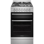 Westinghouse Wfe512Sc 54Cm Dual Fuel Freestanding Cooker With Separate Grill Stainless Steel Upright