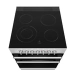 Westinghouse WFE642SCB 60cm Freestanding Electric Oven and Ceramic Cooktop Stainless Steel Upright