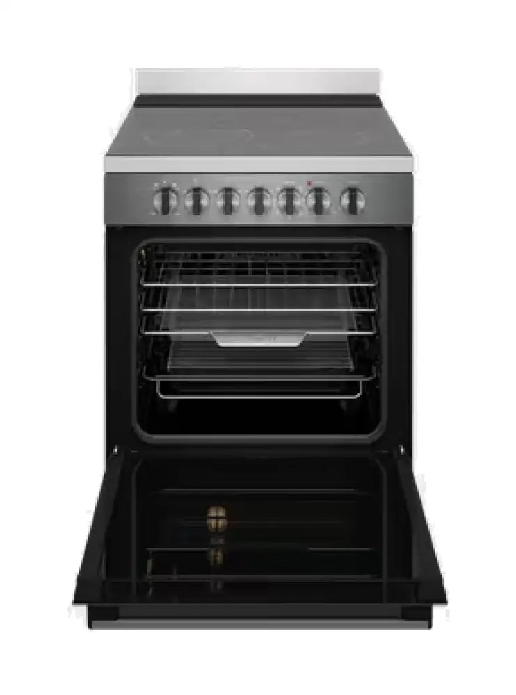 Westinghouse Wfe646Dsc 60Cm Electric Freestanding Cooker With Airfry Dark Stainless Upright