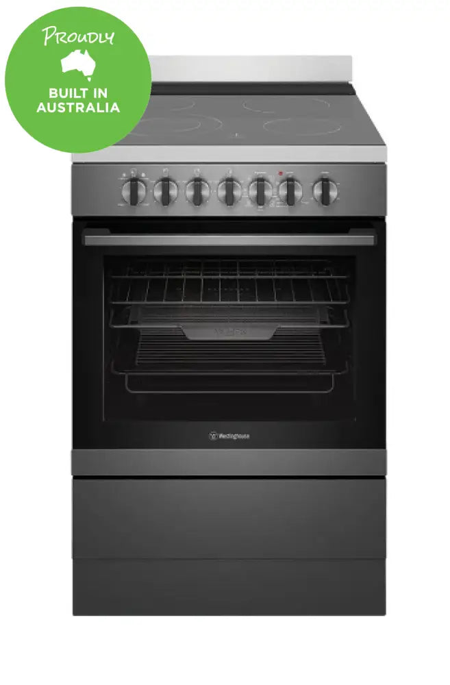 Westinghouse Wfe646Dsc 60Cm Electric Freestanding Cooker With Airfry Dark Stainless Upright