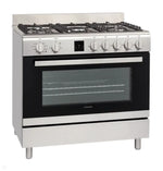 Westinghouse Wfe911Sb 90Cm Freestanding 5 Burner Cooker Upright