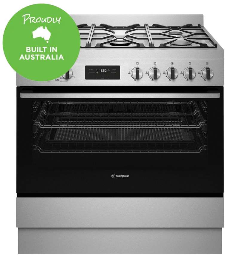 Westinghouse Wfe915Sd 90Cm Dual Fuel Freestanding Cooker Upright