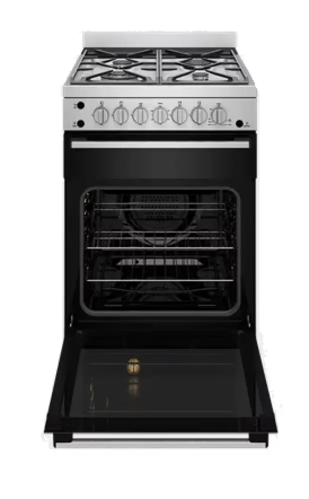 Westinghouse Wfg612Scng 60Cm Natural Gas Freestanding Cooker - Stainless Steel Upright