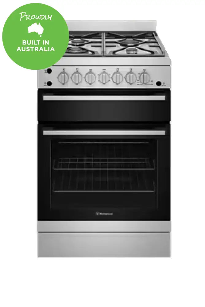 Westinghouse Wfg612Scng 60Cm Natural Gas Freestanding Cooker - Stainless Steel Upright