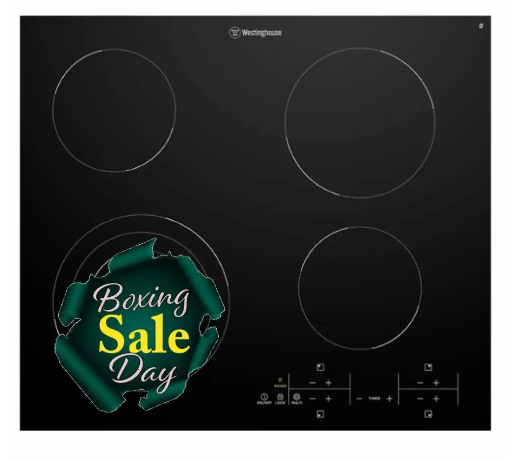 Westinghouse Whc643Be 60Cm 4 Zone Ceramic Cooktop