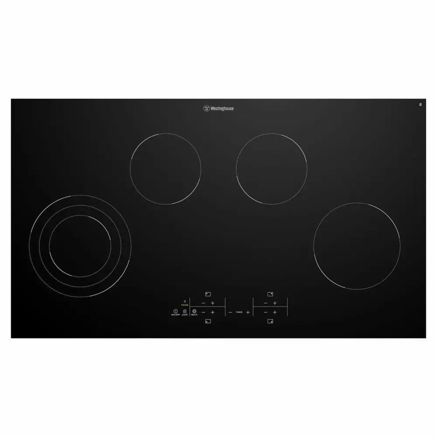 Westinghouse Whc943Bc 90Cm 4 Zone Ceramic Cooktop