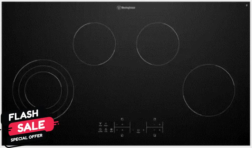 Westinghouse Whc943Bd 90Cm Ceramic Cooktop With Triple Zone And Hob2Hood