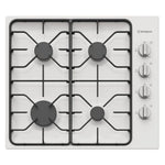 Westinghouse Whg640Wc 60Cm White Gas Cooktop