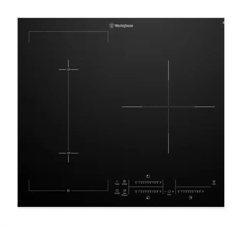 Westinghouse Whi635Bd 60Cm 3 Zone Induction Cooktop With Boilprotect