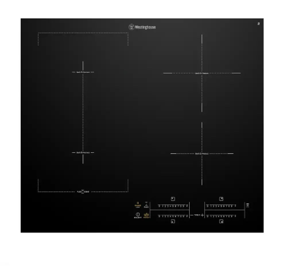 Westinghouse Whi645Bc 60Cm 4 Zone Induction Cooktop With Boilprotect