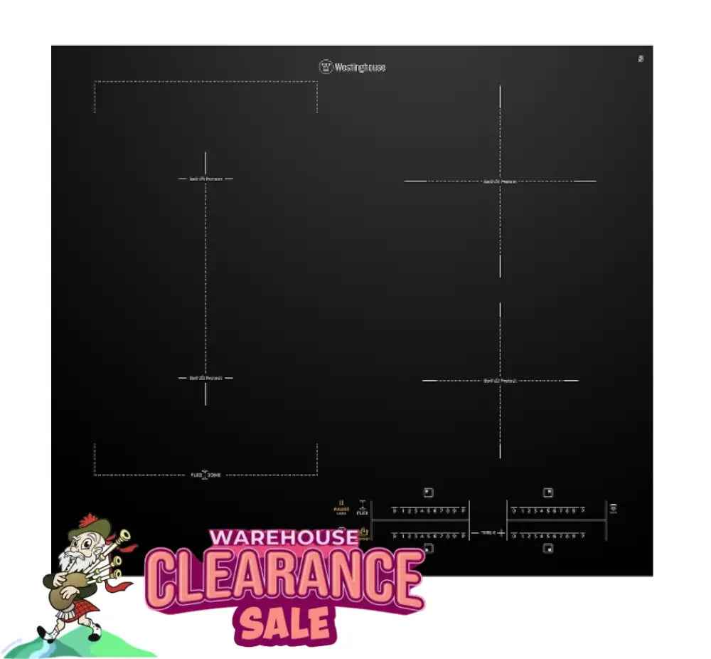 Westinghouse Whi645Bc 60Cm 4 Zone Induction Cooktop With Boilprotect