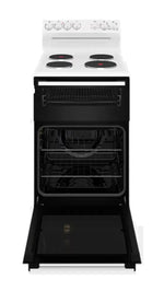 Westinghouse Wle532Wc 54Cm Electric Freestanding Cooker With Solid Cooktop Upright