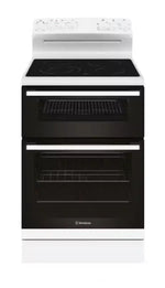 Westinghouse WLE642WCB 60cm Freestanding Oven with Separate Electric Grill and Ceramic Cooktop 4 Zone Upright