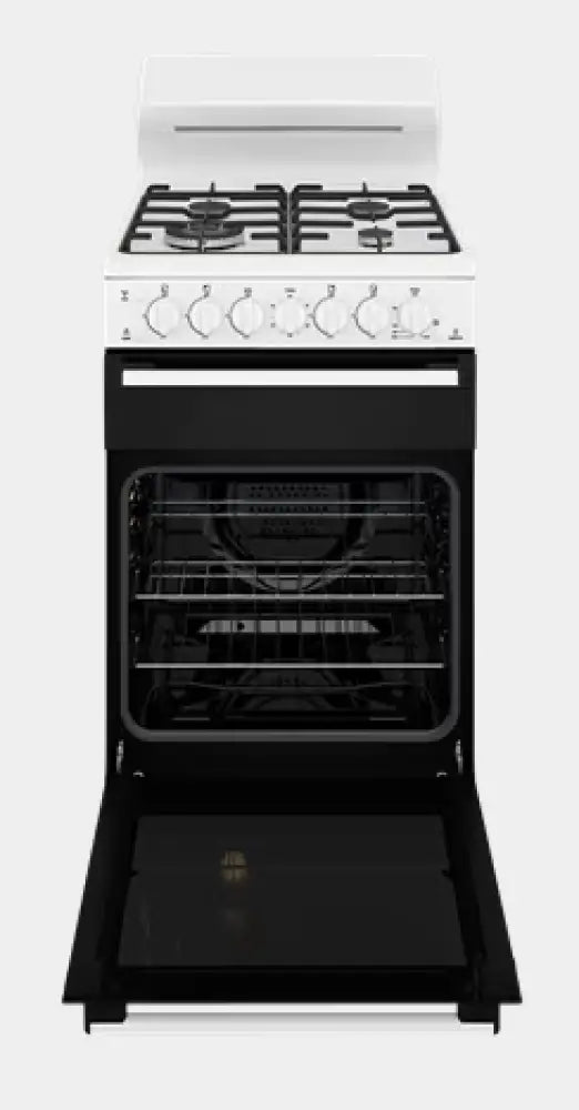 Westinghouse Wlg512Wclp 54Cm Lpg Gas Freestanding Cooker With Separate Grill Upright