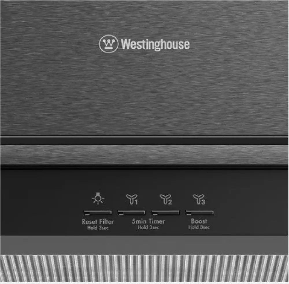 Westinghouse Wrcg914Bc 90Cm Canopy Rangehood Dark Stainless Steel