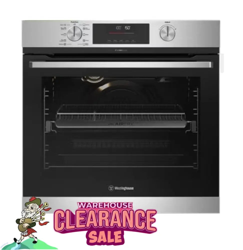 Westinghouse Wvep6716Sd 60Cm Multi-Function 10 Pyrolytic Oven With Airfry Stainless Steel