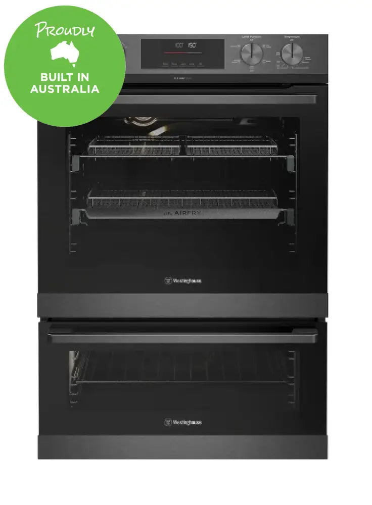 Westinghouse Wvep6727Dd 60Cm Multi-Function 10/5 Pyrolytic Duo Oven With Dual Airfry Dark Stainless