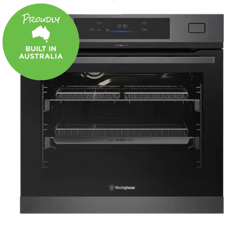 Westinghouse Wvep6918Dd 60Cm Multi-Function 19 Pyrolytic Oven With Roast + Steam Dark Stainless