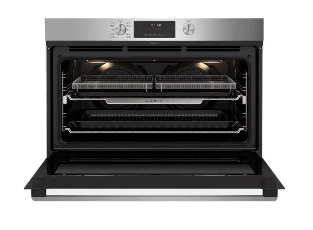 Westinghouse Wvep9716Sd 90Cm Multi - Function 10 Pyrolytic Oven With Airfry Stainless Steel
