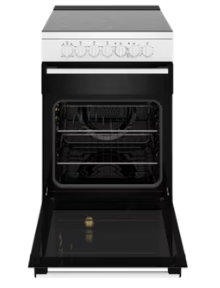 Westinghouse WFE642WCB 60cm freestanding electric oven and ceramic cooktop, white