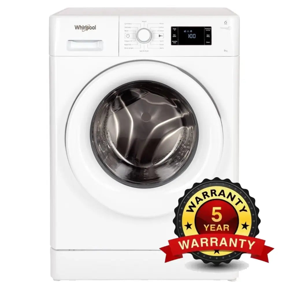 Whirlpool FDLR80210 8kg Front Load Washing Machine - Bargain Home Appliances