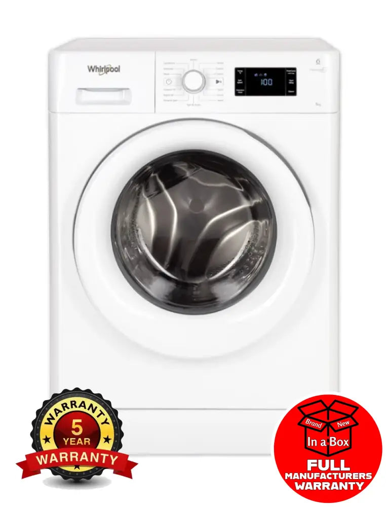 Whirlpool Fdlr80210 8Kg Front Load Washing Machine