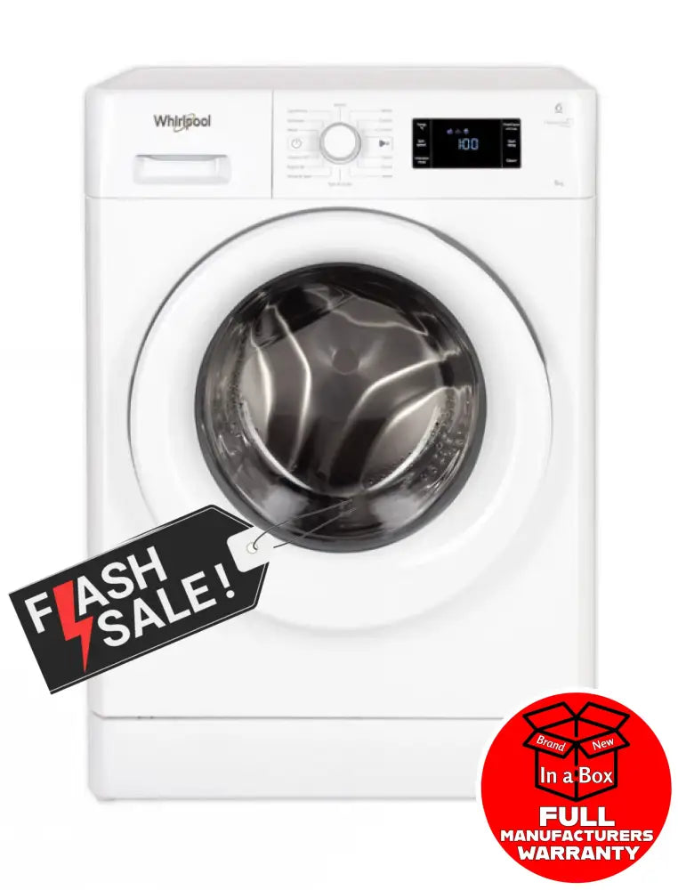 Whirlpool Fdlr80210 8Kg Front Load Washing Machine