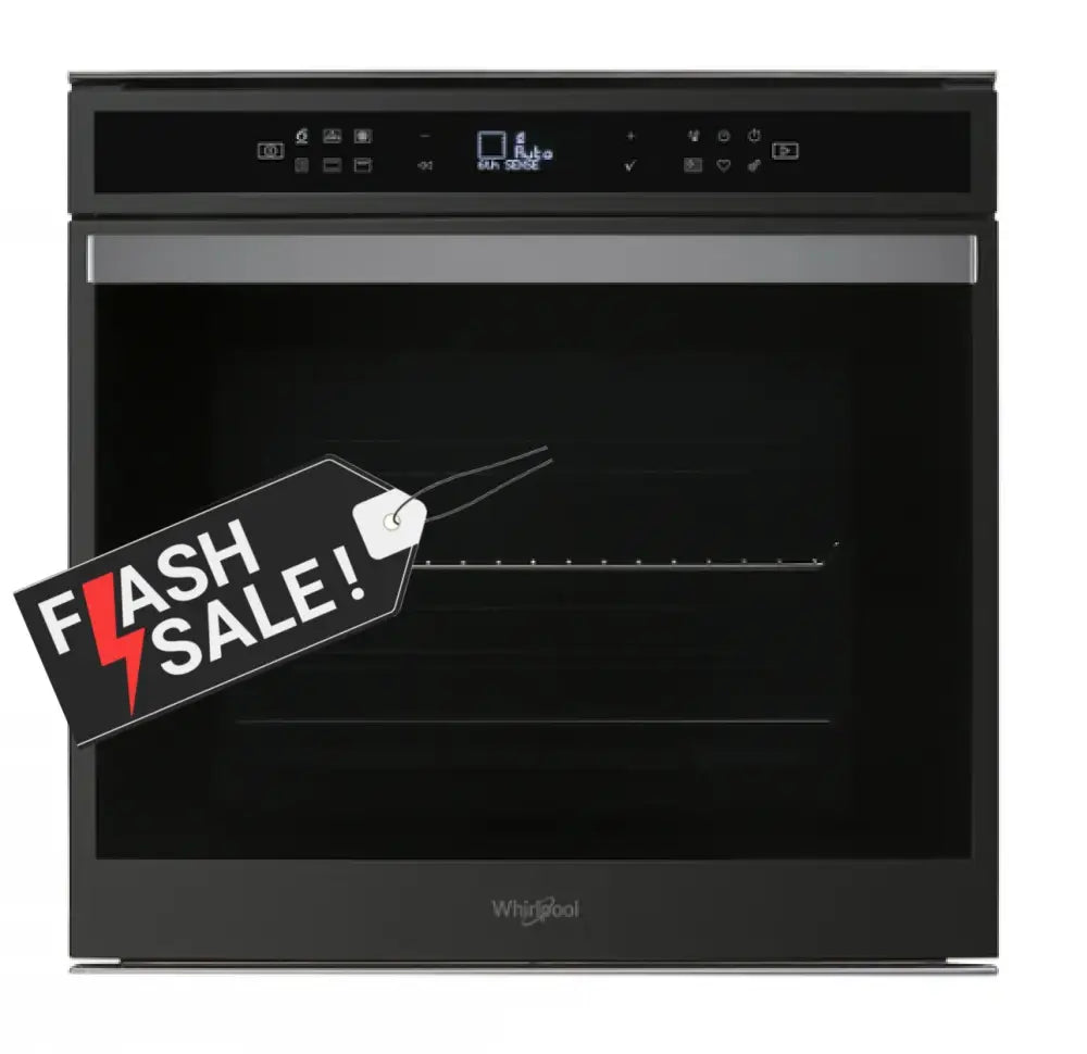 Whirlpool W60Mpbsoc 60Cm 6Th Sense Pyrolytic Built-In Oven In Black Stainless Steel