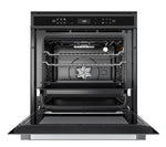 Whirlpool W60Mpbsoc 60Cm 6Th Sense Pyrolytic Built-In Oven In Black Stainless Steel