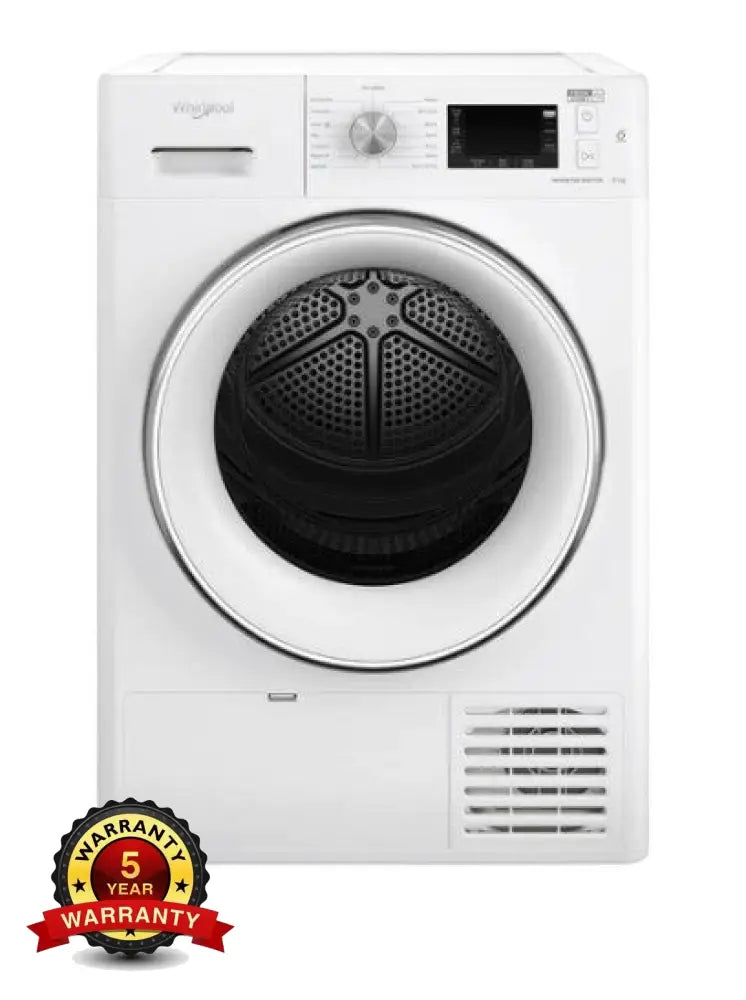 Whirlpool Whp80250 9Kg Freshcare + Heat Pump Dryer