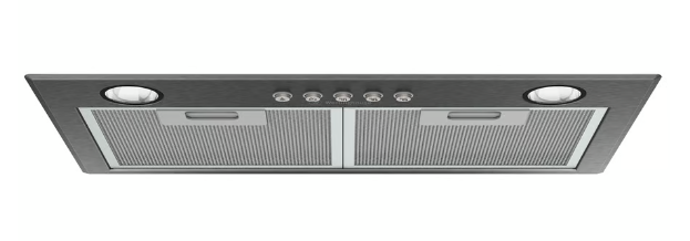 Westinghouse WRI514BB 50cm integrated rangehood, dark stainless steel